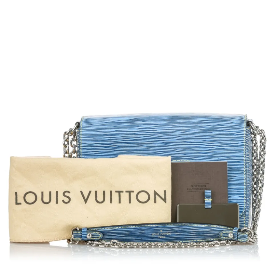 Louis Vuitton Vintage - Epi Twist MM Bag - Blue - Leather and Epi Leather Handbag - Luxury High Quality - Avvenice