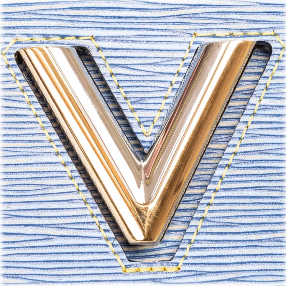 Louis Vuitton Vintage - Epi Twist MM Bag - Blue - Leather and Epi Leather Handbag - Luxury High Quality - Avvenice