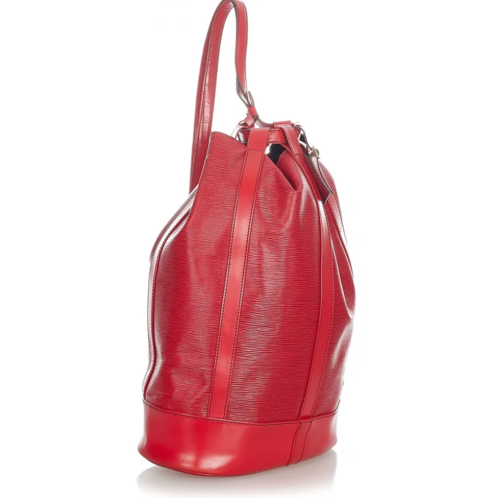 Louis Vuitton Vintage - Epi Randonnee GM - Red - Leather and Epi Leather Backpack - Luxury High Quality - Avvenice