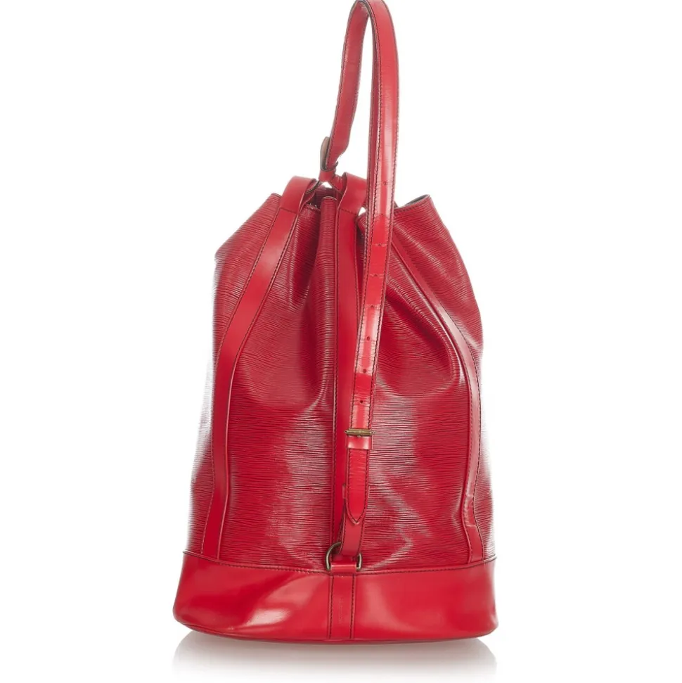 Louis Vuitton Vintage - Epi Randonnee GM - Red - Leather and Epi Leather Backpack - Luxury High Quality - Avvenice