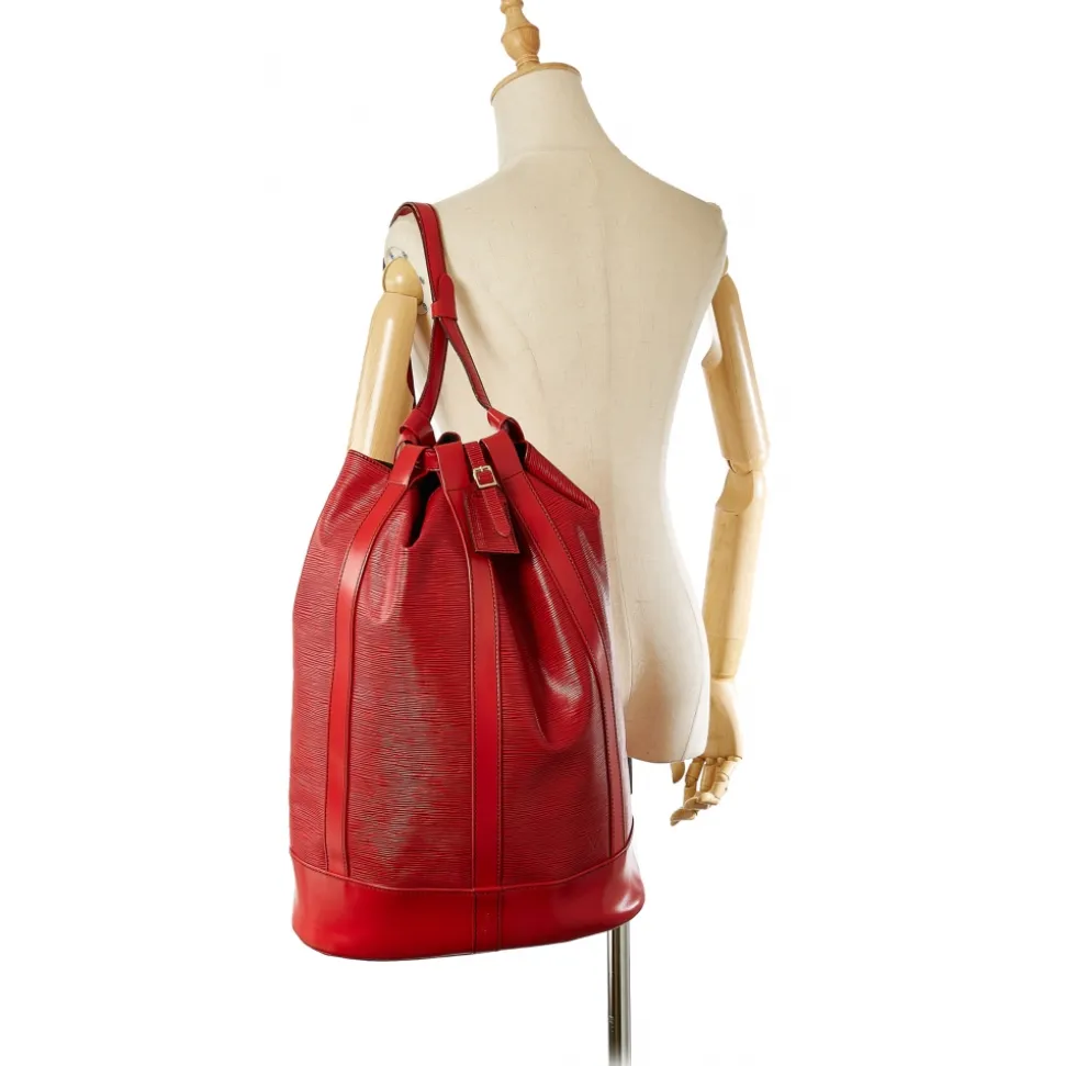 Louis Vuitton Vintage - Epi Randonnee GM - Red - Leather and Epi Leather Backpack - Luxury High Quality - Avvenice