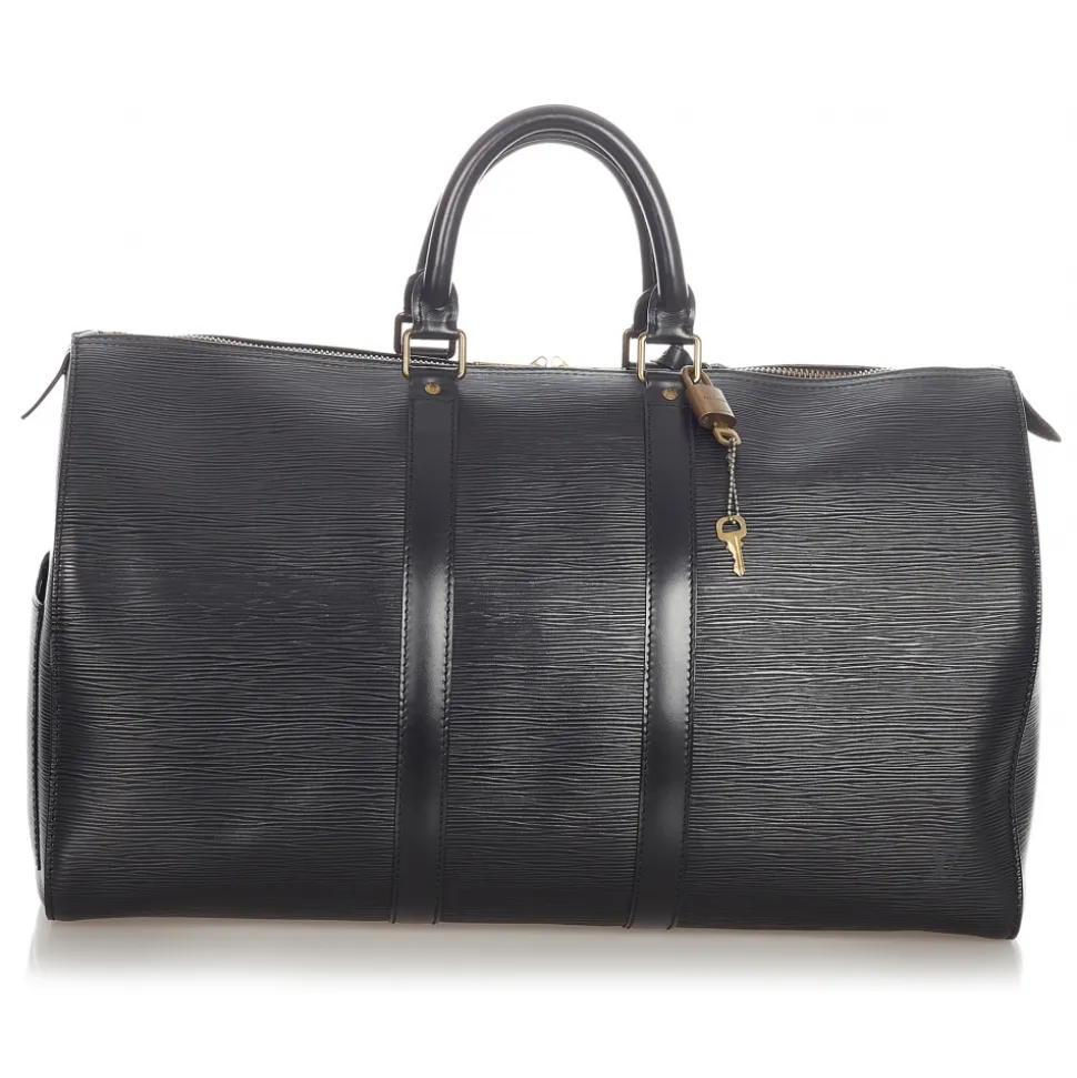 Louis Vuitton Vintage - Epi Keepall 45 - Black - Epi Leather Travel Bag - Luxury High Quality - Avvenice