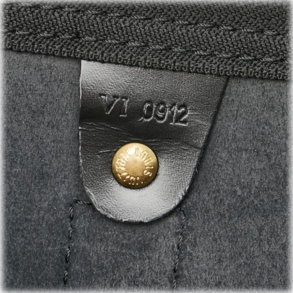 Louis Vuitton Vintage - Epi Keepall 45 - Black - Epi Leather Travel Bag - Luxury High Quality - Avvenice