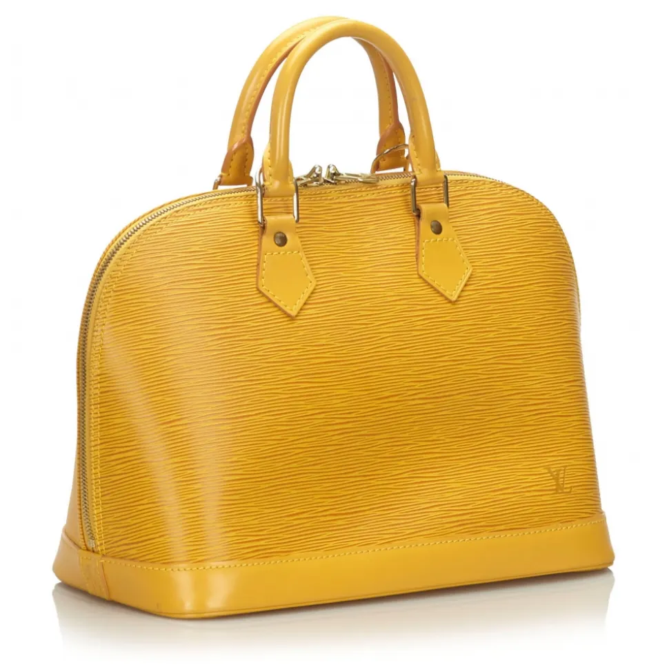 Louis Vuitton Vintage - Epi Alma PM - Yellow - Leather and Epi Leather Handbag - Luxury High Quality - Avvenice