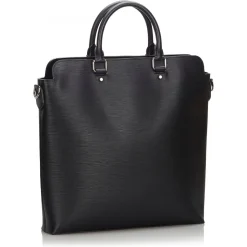 Louis Vuitton Vintage - Epi Brooks Tote - Black - Leather and Epi Leather Handbag - Luxury High Quality - Avvenice