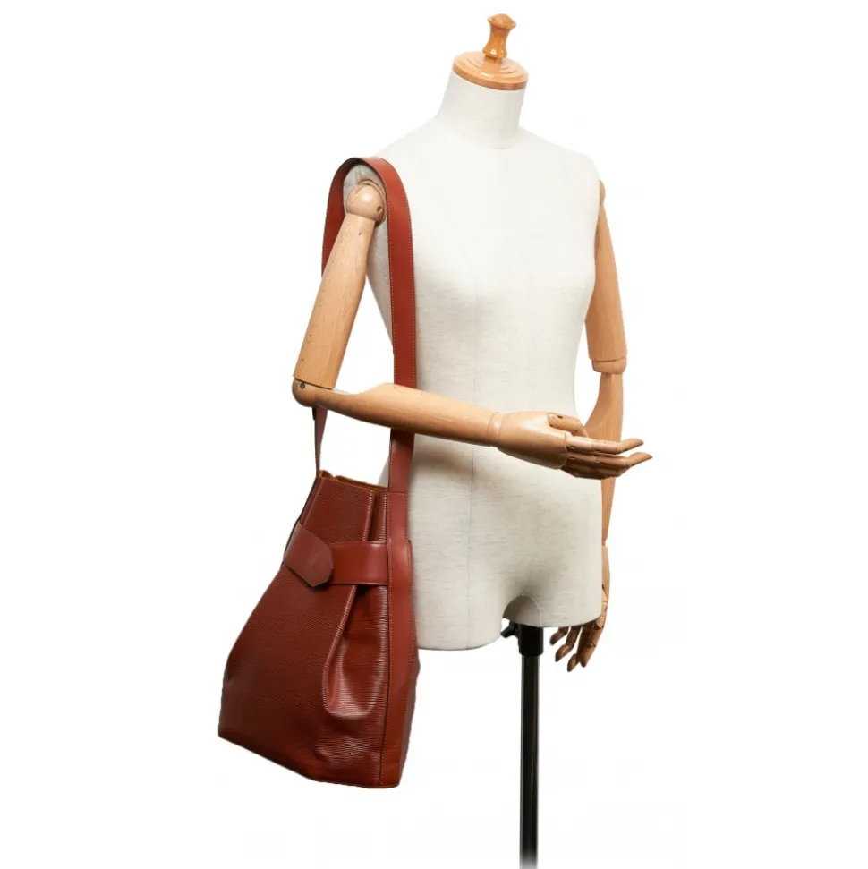 Louis Vuitton Vintage - Epi Sac Depaule Bag - Brown - Leather and Epi Leather Handbag - Luxury High Quality - Avvenice