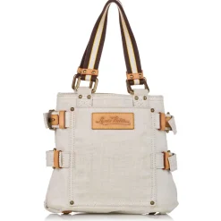 Louis Vuitton Vintage - Globe Shopper Cabas PM - White Pink - Canvas Tote Bag - Luxury High Quality - Avvenice