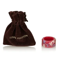 Louis Vuitton Vintage - Inclusion Ring - Pink - Resin - LV Ring - Luxury High Quality - Avvenice