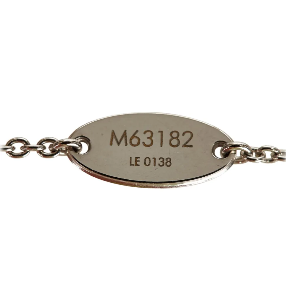 Louis Vuitton Vintage - Lacquer Essential V Necklace - Silver - LV Necklace - Luxury High Quality - Avvenice