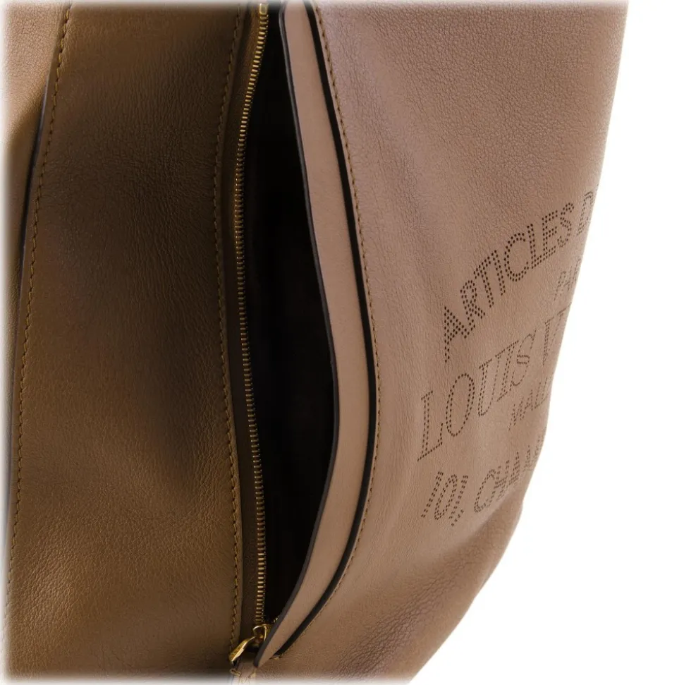 Louis Vuitton Vintage - Leather Voyage Bagatelle Satchel Bag - Brown - Leather Handbag - Luxury High Quality - Avvenice