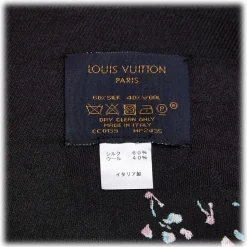 Louis Vuitton Vintage - Lvberty Shawl Scarf - Black - Silk and Wool Scarf - Luxury High Quality - Avvenice