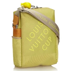 Louis Vuitton Vintage - LV Cup Weatherly Crossbody Bag - Yellow - Canvas and Leather Handbag - Luxury High Quality - Avvenice