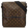 Louis Vuitton Vintage - Macassar Bass MM Bag - Brown - Monogram Canvas and Leather Shoulder Bag - Luxury High Quality - Avvenice