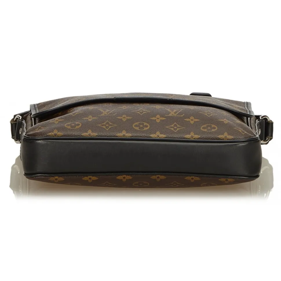 Louis Vuitton Vintage - Macassar Bass MM Bag - Brown - Monogram Canvas and Leather Shoulder Bag - Luxury High Quality - Avvenice