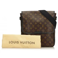 Louis Vuitton Vintage - Macassar Bass MM Bag - Brown - Monogram Canvas and Leather Shoulder Bag - Luxury High Quality - Avvenice