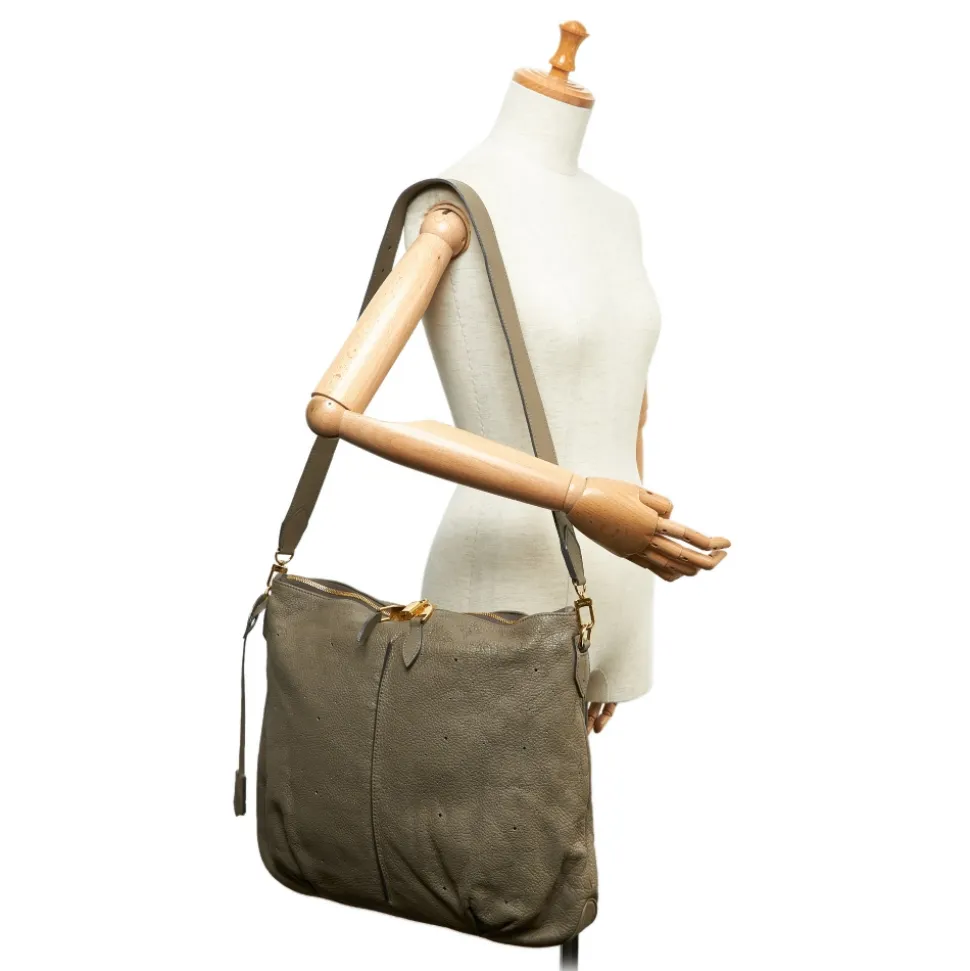 Louis Vuitton Vintage - Mahina Selene MM - Gray - Leather and Calf Handbag - Luxury High Quality - Avvenice