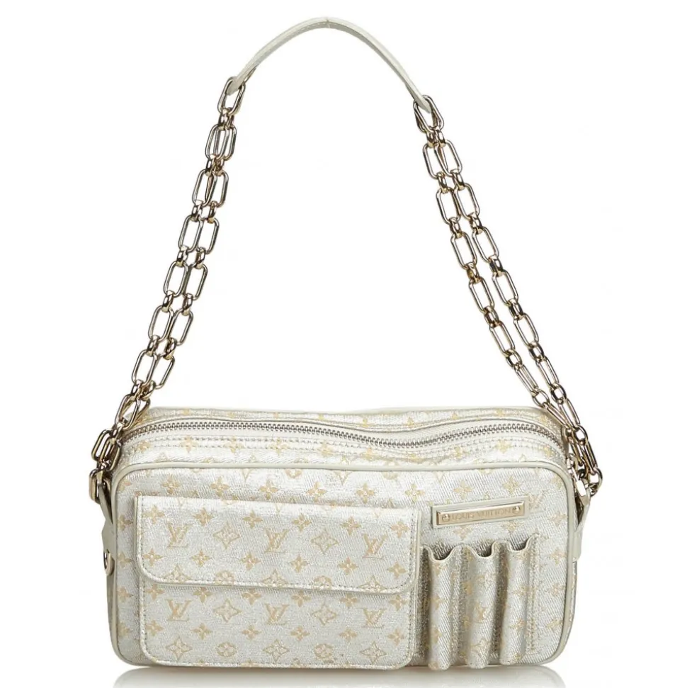 Louis Vuitton Vintage - McKenna Monogram Shine Bag - Gold - Monogram Canvas and Leather Handbag - Luxury High Quality - Avvenice
