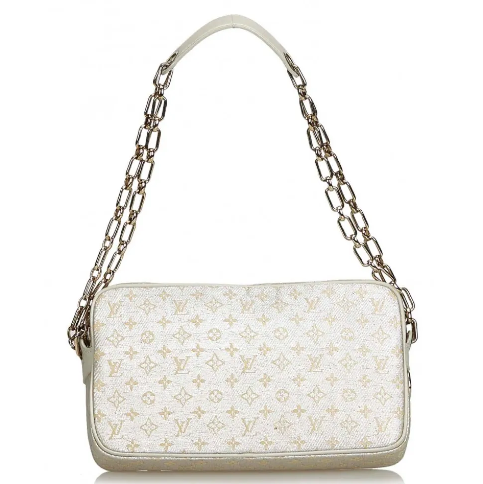 Louis Vuitton Vintage - McKenna Monogram Shine Bag - Gold - Monogram Canvas and Leather Handbag - Luxury High Quality - Avvenice