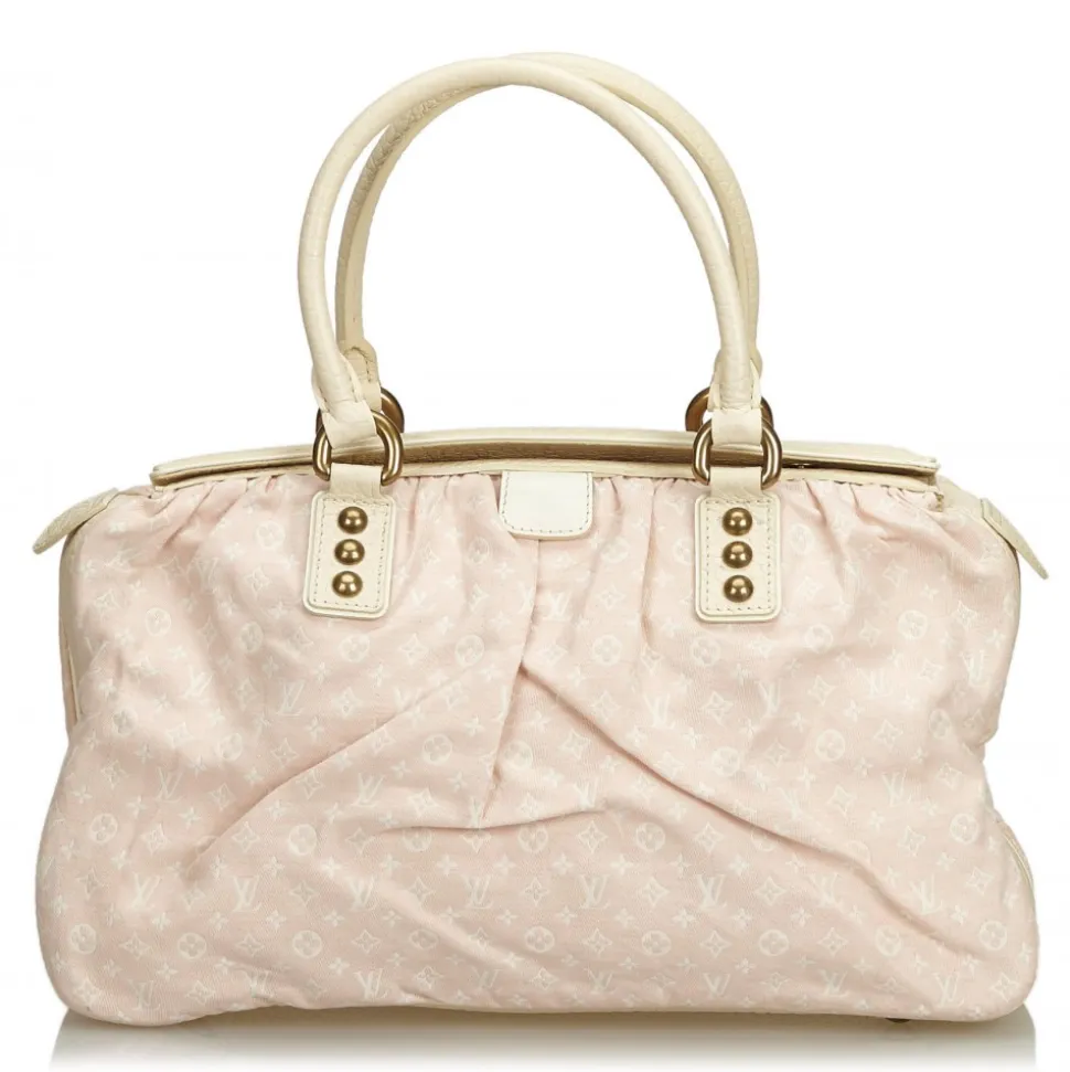 Louis Vuitton Vintage - Mini Lin Trapeze GM Bag - Pink Rose - Canvas and Leather Handbag - Luxury High Quality - Avvenice