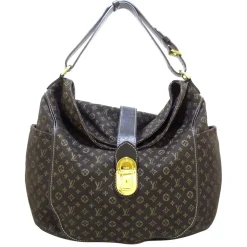 Louis Vuitton Vintage - Mini Lin Romance Hobo Bag - Brown - Cotton Handbag - Luxury High Quality - Avvenice