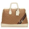 Louis Vuitton Vintage - Mini Lin Initiales Isfahan Travel Bag - Brown Camel - Fabric and Leather Handbag - Luxury High Quality - Avvenice