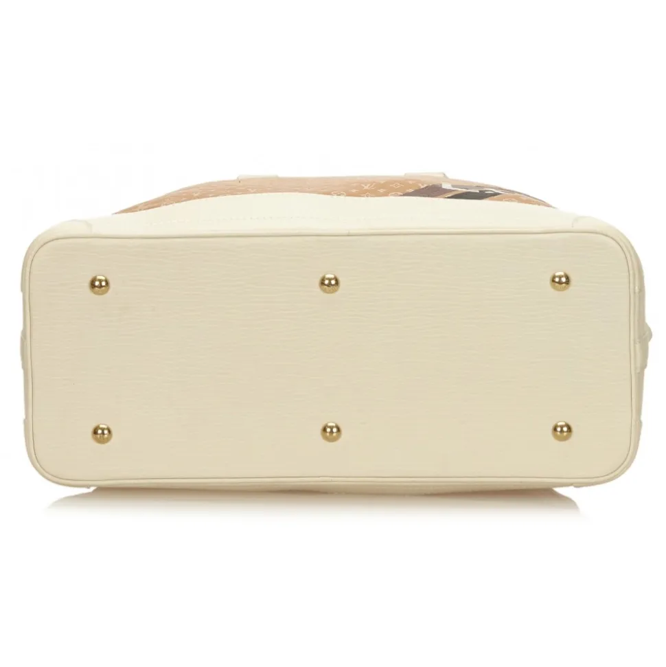 Louis Vuitton Vintage - Mini Lin Initiales Isfahan Travel Bag - Brown Camel - Fabric and Leather Handbag - Luxury High Quality - Avvenice