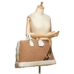 Louis Vuitton Vintage - Mini Lin Initiales Isfahan Travel Bag - Brown Camel - Fabric and Leather Handbag - Luxury High Quality - Avvenice
