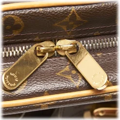 Louis Vuitton Vintage - Monogram Manhattan PM Bag - Brown - Monogram Canvas and Vachetta Leather Handbag - Luxury High Quality - Avvenice