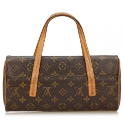 Louis Vuitton Vintage - Monogram Sonatine Bag - Brown - Monogram Canvas and Leather Handbag - Luxury High Quality - Avvenice