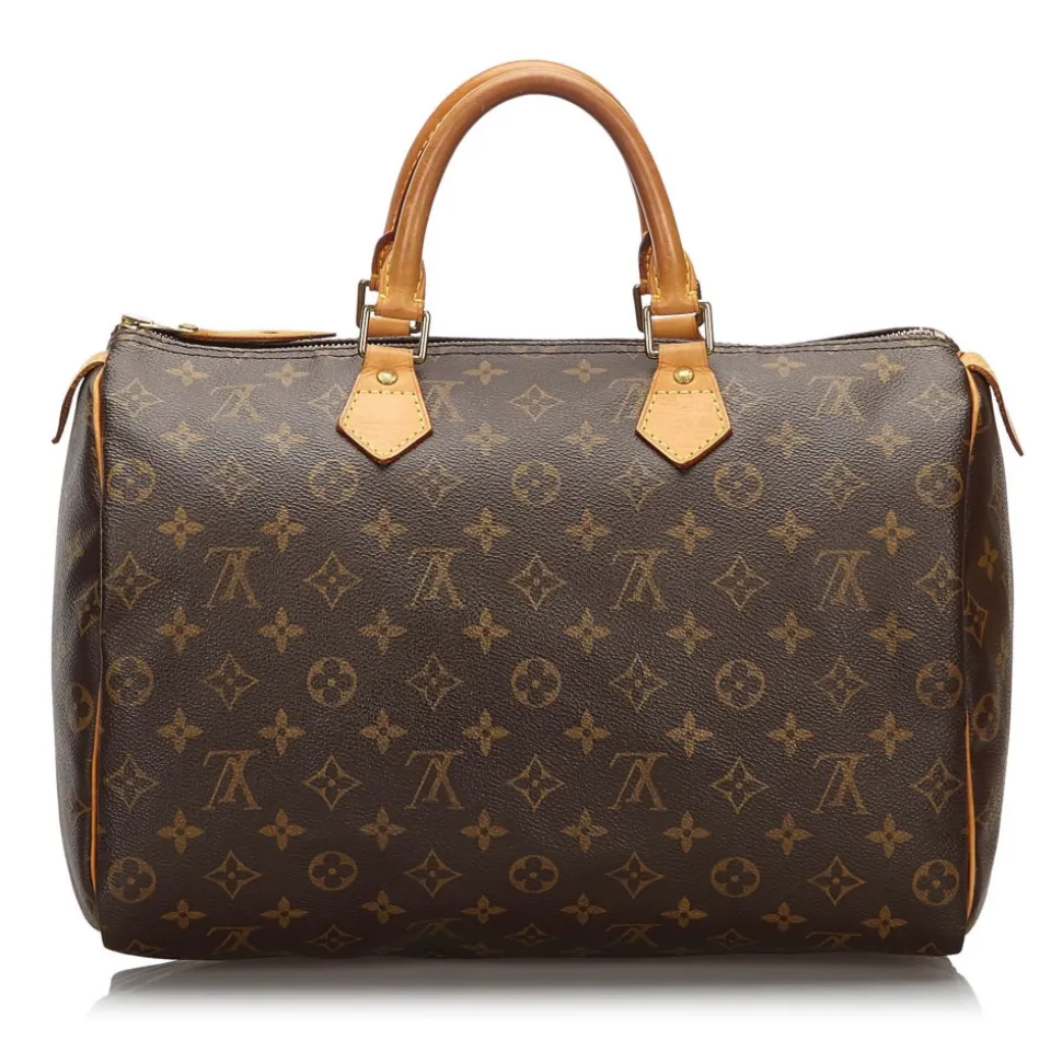 Louis Vuitton Vintage - Monogram Speedy 35 Bag - Brown - Leather Handbag - Luxury High Quality - Avvenice
