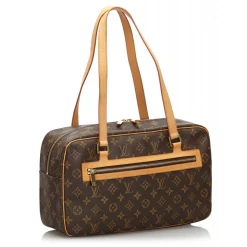 Louis Vuitton Vintage - Monogram Cite GM Bag - Brown - Monogram Canvas and Vachetta Leather Handbag - Luxury High Quality - Avvenice