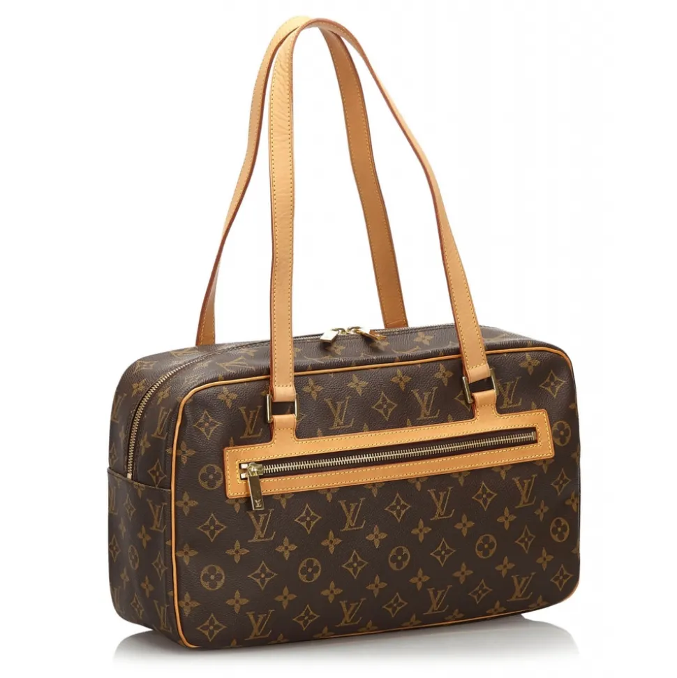 Louis Vuitton Vintage - Monogram Cite GM Bag - Brown - Monogram Canvas and Vachetta Leather Handbag - Luxury High Quality - Avvenice