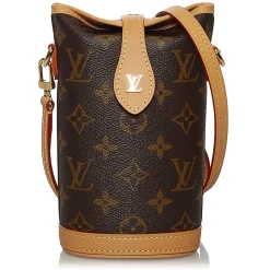 Louis Vuitton Vintage - Monogram Fold Me Pouch - Brown - Leather Handbag - Luxury High Quality - Avvenice