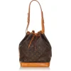 Louis Vuitton Vintage - Monogram Noe - Brown - Monogram Canvas and Leather Bucket Bag - Luxury High Quality - Avvenice