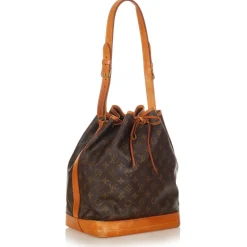 Louis Vuitton Vintage - Monogram Noe - Brown - Monogram Canvas and Leather Bucket Bag - Luxury High Quality - Avvenice