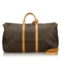 Louis Vuitton Vintage - Monogram Keepall Bandouliere 60 Bag - Brown - Monogram Leather Handbag - Luxury High Quality - Avvenice