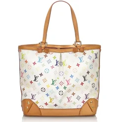 Louis Vuitton Vintage - Monogram Multicolor Sharleen MM Bag - White - Leather Handbag - Luxury High Quality - Avvenice