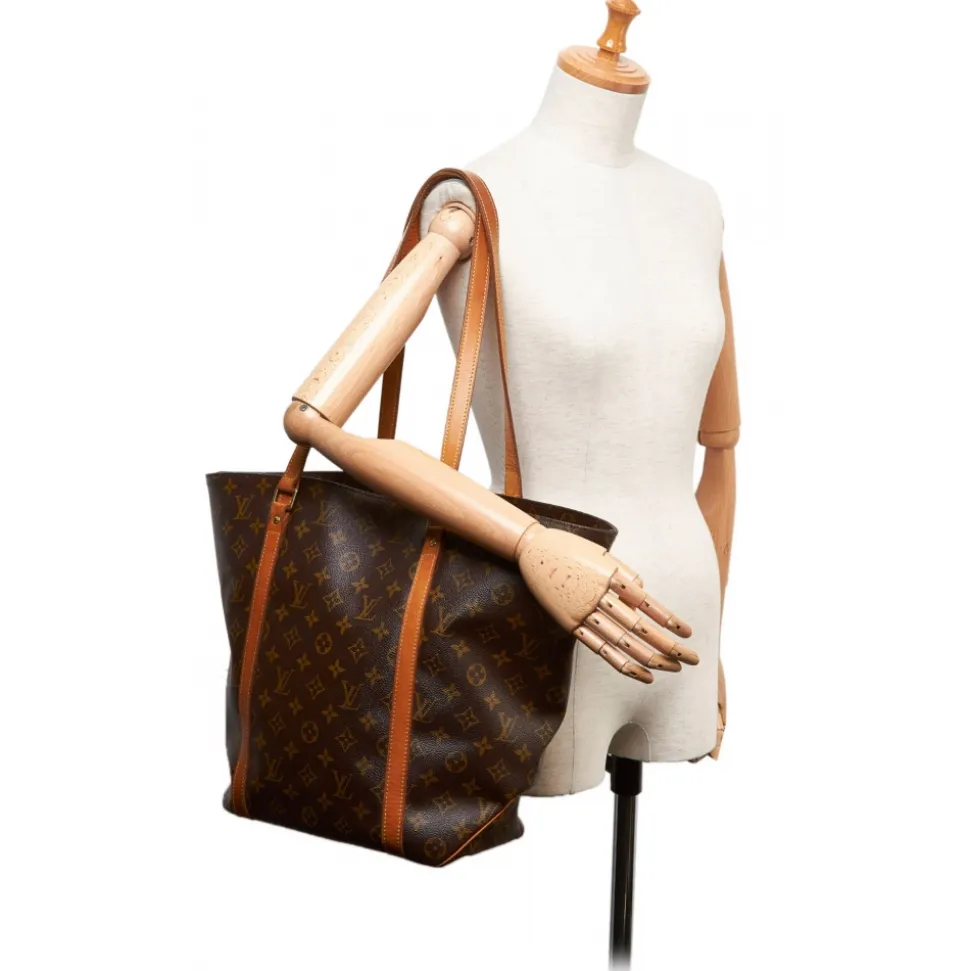 Louis Vuitton Vintage - Monogram Sac Shopping 48 Bag - Brown - Leather Handbag - Luxury High Quality - Avvenice