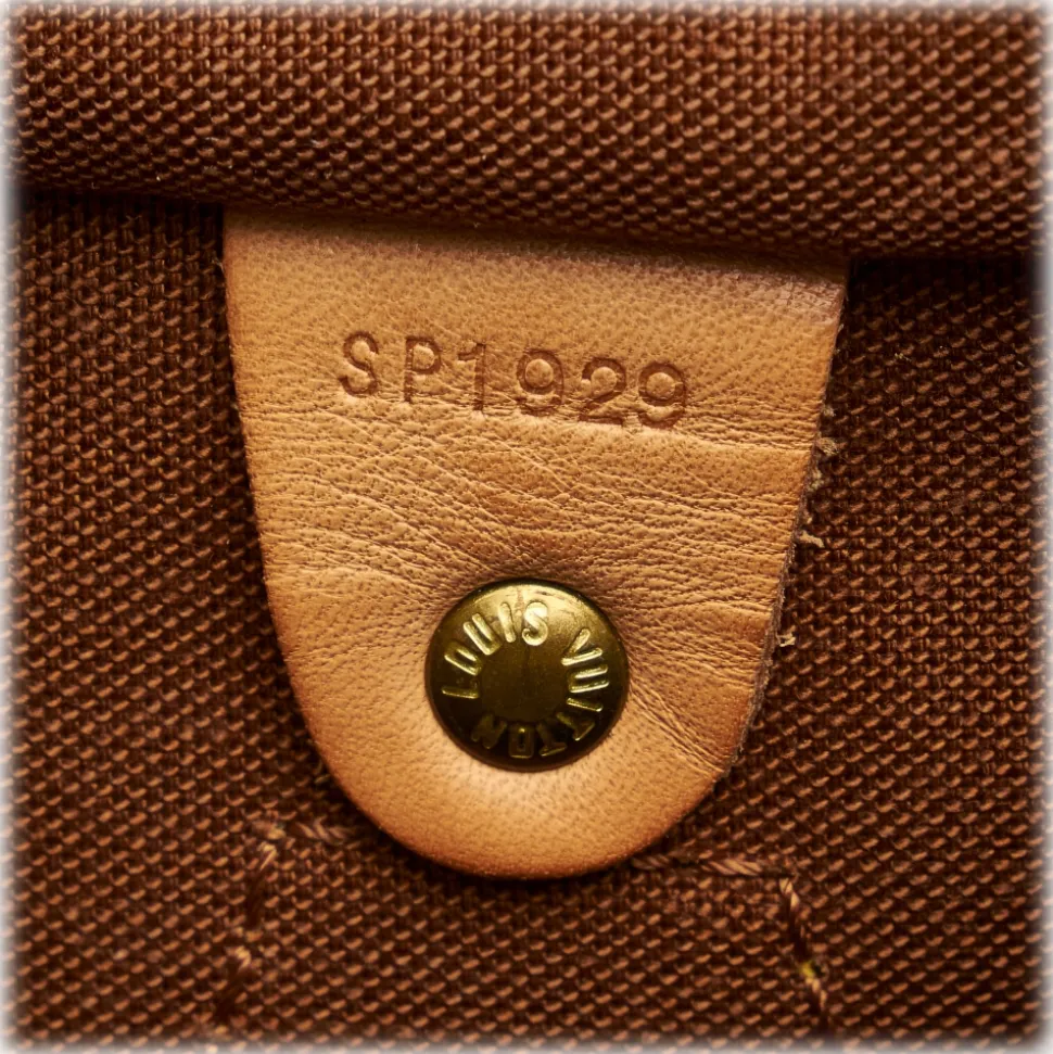 Louis Vuitton Vintage - Monogram Speedy 25 - Brown - Monogram Canvas x Vachetta Leather Boston Bag - Luxury High Quality - Avvenice