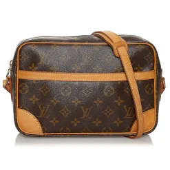 Louis Vuitton Vintage - Monogram Trocadero 27 - Brown - Monogram Canvas Crossbody Bag - Luxury High Quality - Avvenice