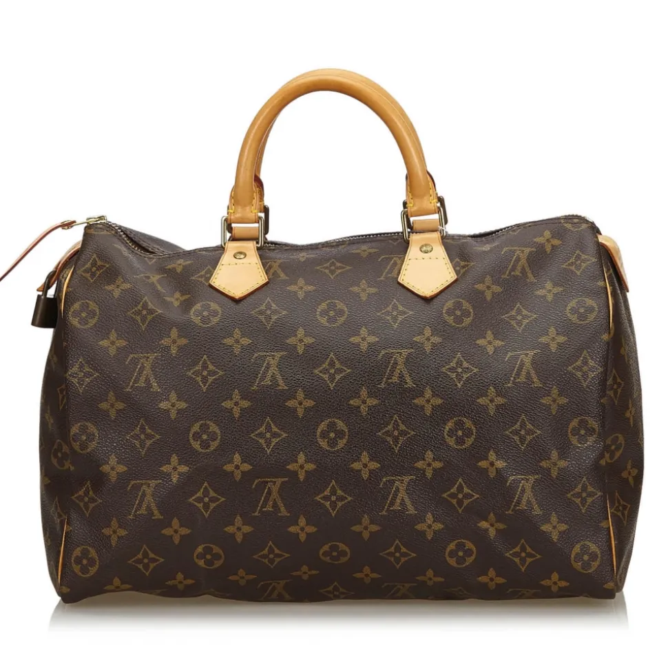 Louis Vuitton Vintage - Monogram Speedy 35 Bag - Brown - Monogram Leather Handbag - Luxury High Quality - Avvenice