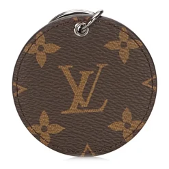 Louis Vuitton Vintage - Monogram Monogram Illustre Logos Bag Charm - Brown - Monogram Canvas Keychain - Luxury High Quality - Avvenice