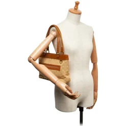 Louis Vuitton Vintage - Monogram Mini Lin Lucille PM Bag - Beige  - Fabric and Leather Handbag - Luxury High Quality - Avvenice