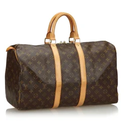 Louis Vuitton Vintage - Monogram Keepall 45 Bag - Brown - Monogram Leather Handbag - Luxury High Quality - Avvenice