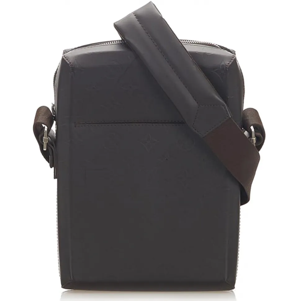 Louis Vuitton Vintage - Monogram Glace Bobby - Dark Brown - Calf Leather Crossbody Bag - Luxury High Quality - Avvenice