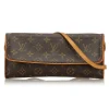 Louis Vuitton Vintage - Monogram Pochette Twin GM Bag - Brown - Monogram Canvas and Leather Handbag - Luxury High Quality - Avvenice