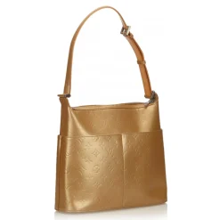 Louis Vuitton Vintage - Monogram Mat Sutter Bag - Gold Brown - Vernis Leather Handbag - Luxury High Quality - Avvenice