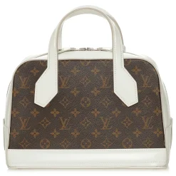 Louis Vuitton Vintage - Monogram Dora PM - Brown White - Leather Handbag - Luxury High Quality - Avvenice