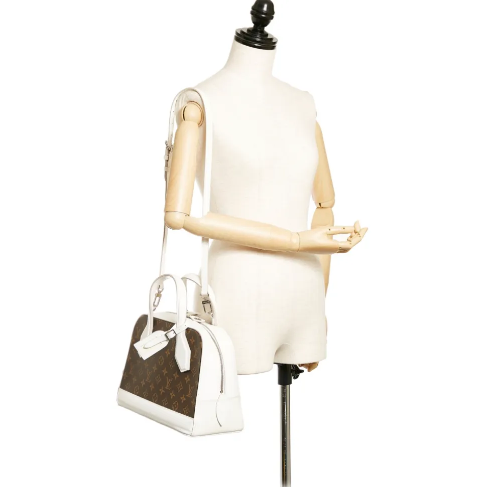 Louis Vuitton Vintage - Monogram Dora PM - Brown White - Leather Handbag - Luxury High Quality - Avvenice