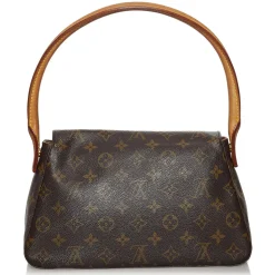 Louis Vuitton Vintage - Monogram Looping Mini - Brown - Leather Handbag - Luxury High Quality - Avvenice